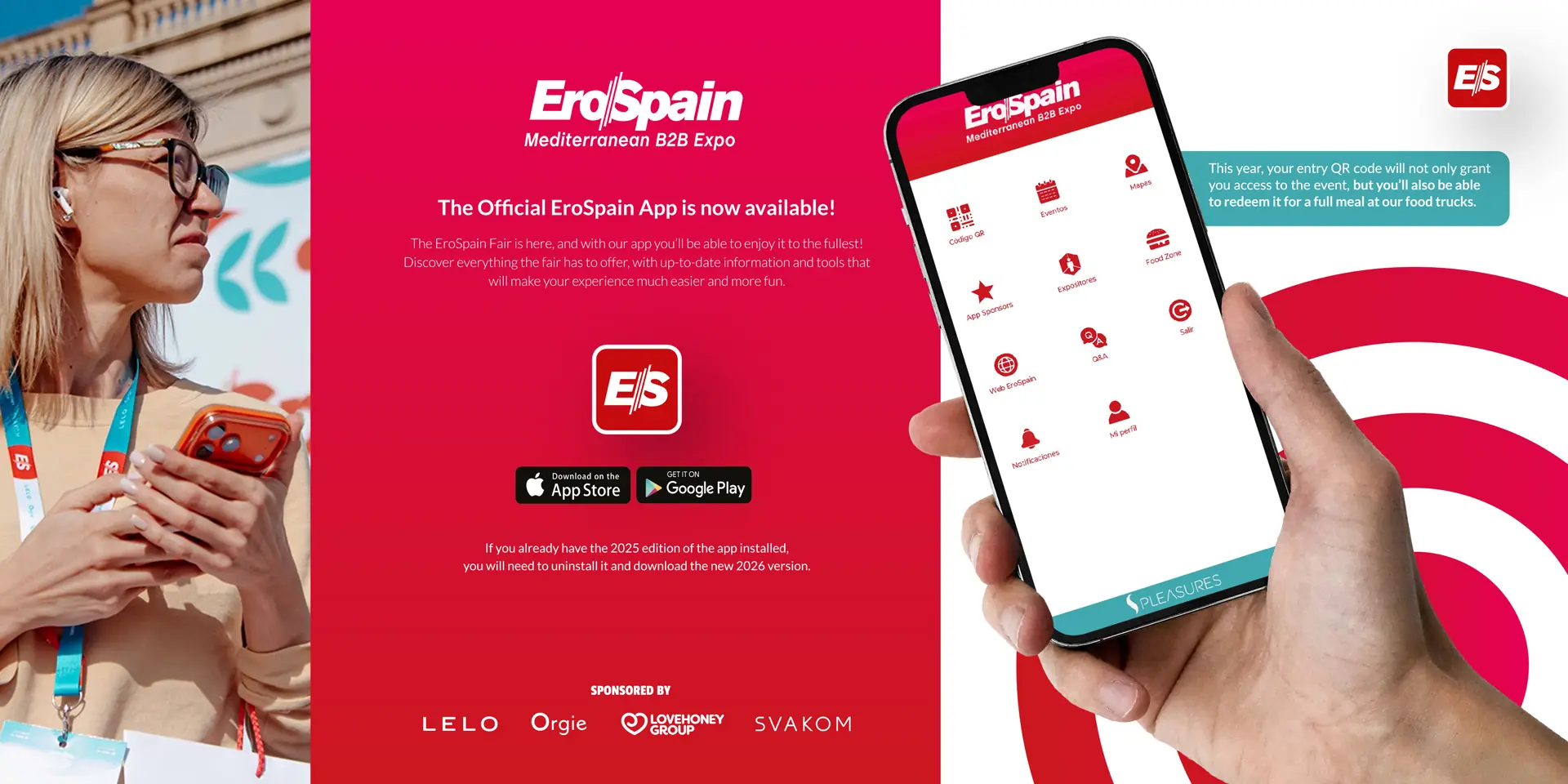 App de EroSpain en el móvil