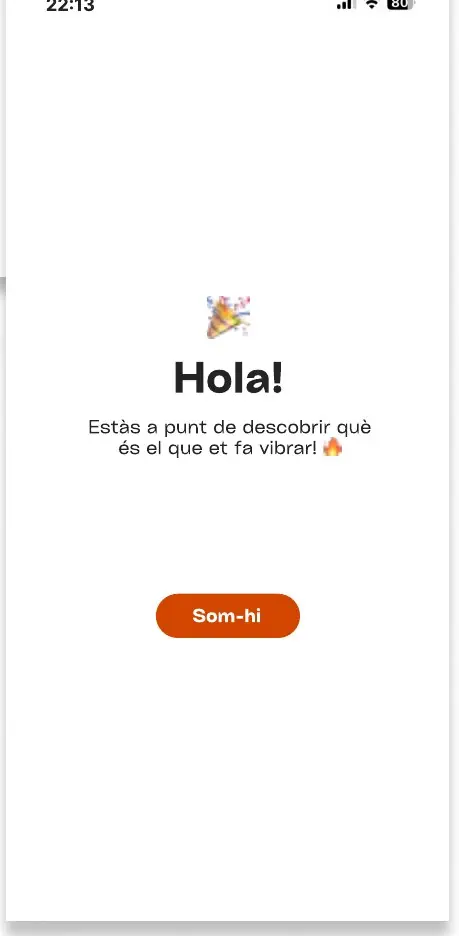Pantalla de bienvenida de Focus