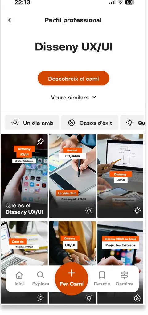 Perfil profesional de Diseño UX/UI