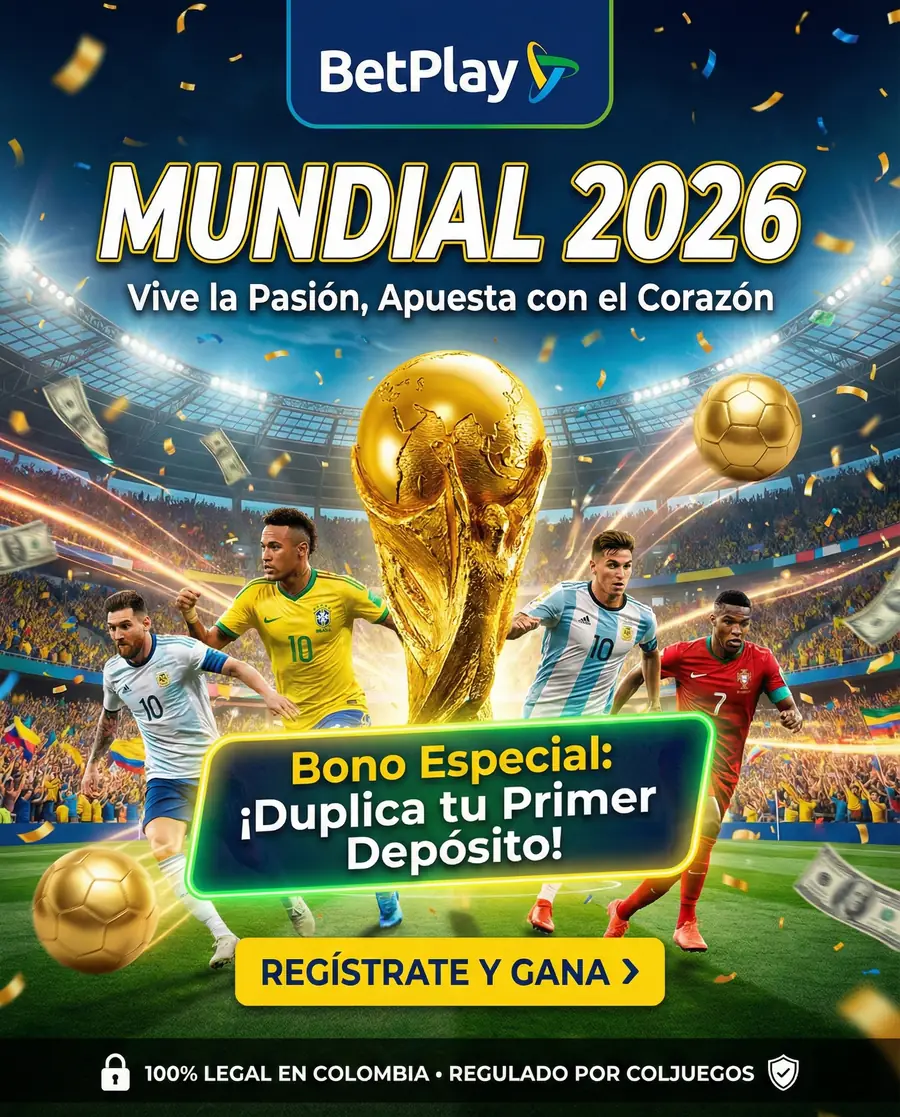 Mundial 2026 · bono de bienvenida